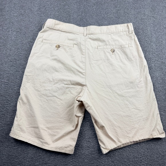 H&M Slim Fit Chino Shorts Men's 31 Beige Tan Cotton Casual Summer 0857448 - Picture 2 of 12